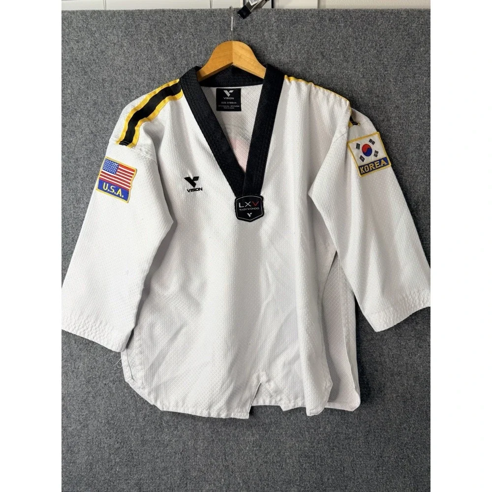 Tusah & Vision Taekwondo Uniform Lot Sz‎ 2/160 USA Korea